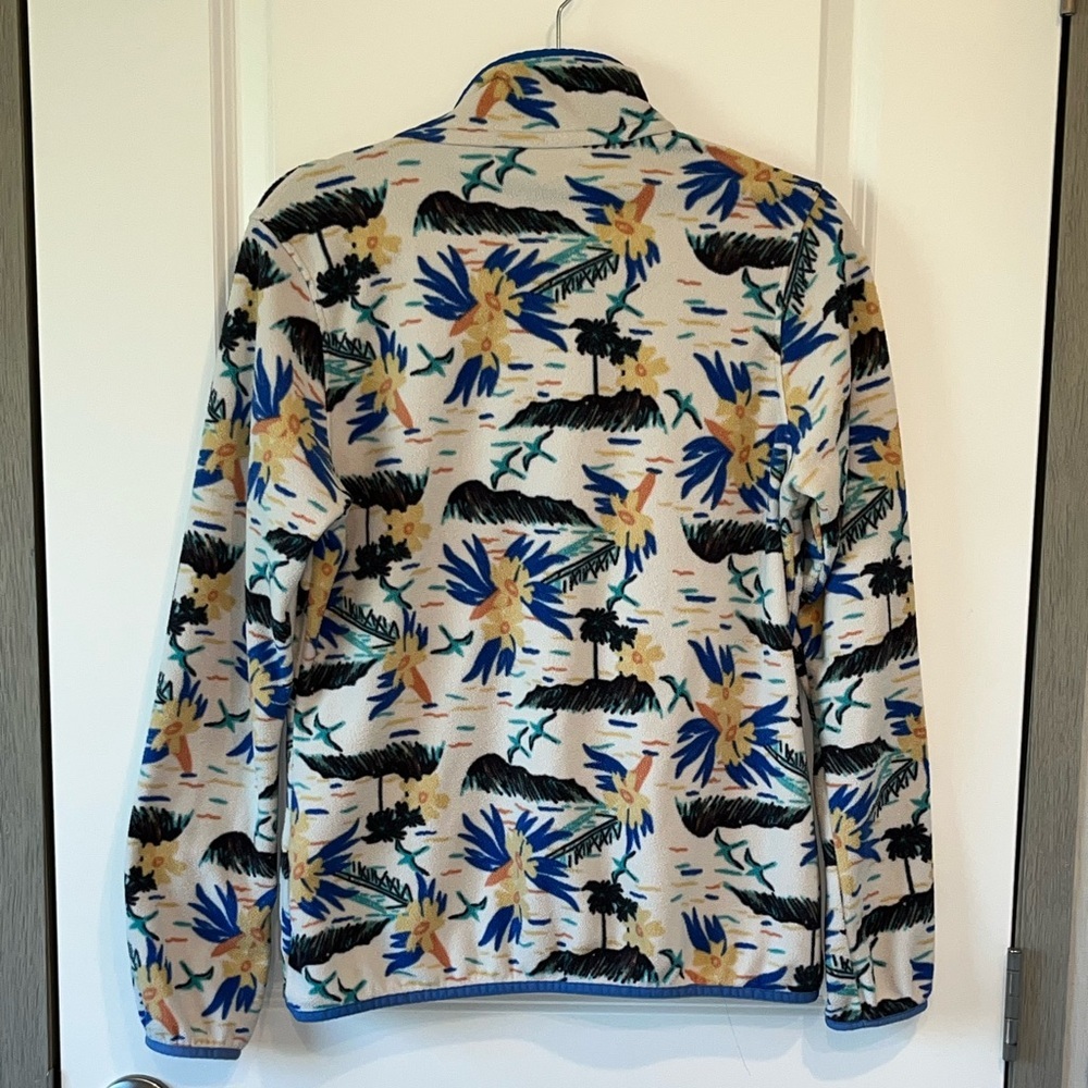 Patagonia Micro Snap T Tropical Print Hawaiian Pullover Style 26020 Medium - Picture 2 of 7